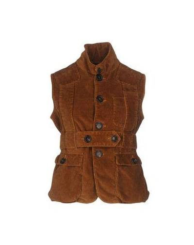 Shop Dsquared2 Belted Coats In Brown