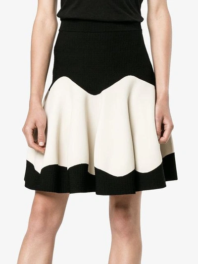Shop Alexander Mcqueen Knitted A-line Skirt
