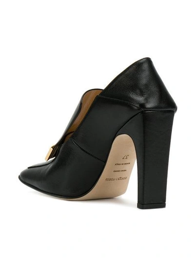 Shop Sergio Rossi - Square Toe Pumps  In Black