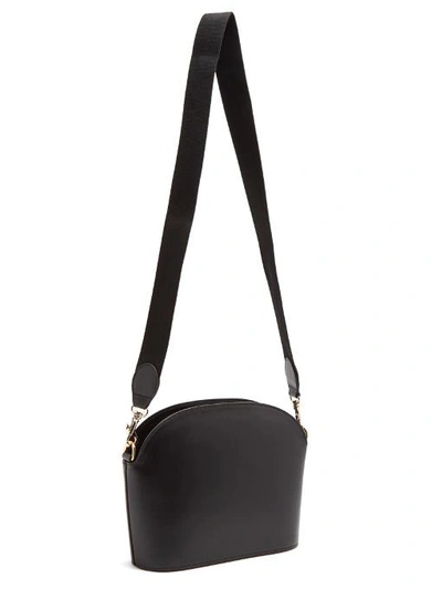 A.p.c. Gabrielle Leather Shoulder Bag Black ModeSens