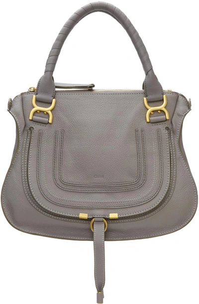 Shop Chloé Grey Medium Marcie Bag