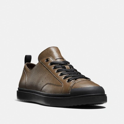 Shop Coach C114 Low Top Sneaker In Fatigue/black