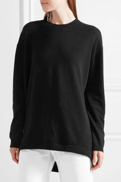 Shop Ellery Pantomine Grosgrain-trimmed Cashmere Sweater