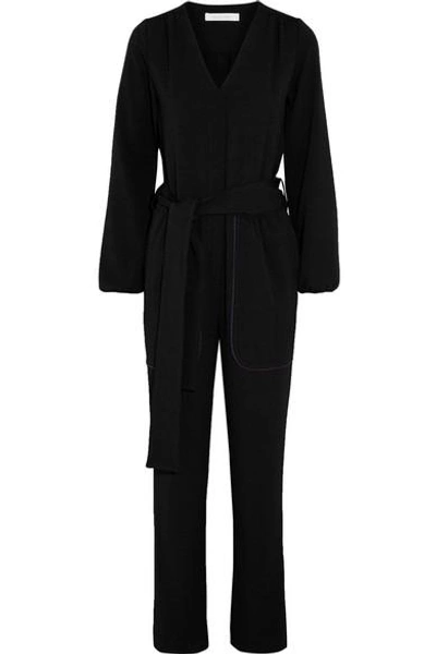 Shop See By Chloé Crepe Jumpsuit In Black