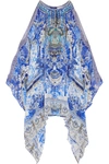 CAMILLA Chinese Whispers embellished printed silk crepe de chine kaftan