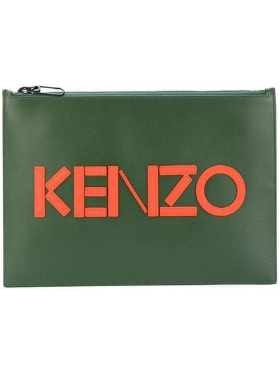 Shop Kenzo Paris Clutch - Green