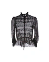 Marc By Marc Jacobs Lace Shirts & Blouses In Black