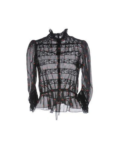 Marc By Marc Jacobs Lace Shirts & Blouses In Black