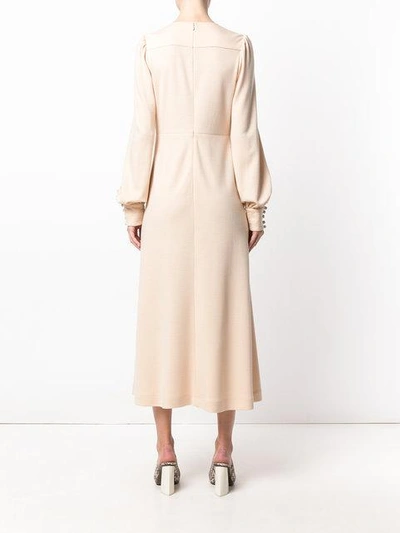 Shop Chloé Long Sleeved Midi Dress