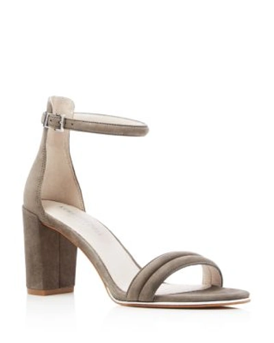 Kenneth Cole Lex Ankle Strap Block Heel Sandals In Elephant