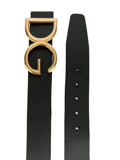 Shop Dolce & Gabbana Logo Buckle Belt