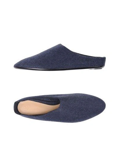 Shop The Row Mules And Clogs In Dark Blue