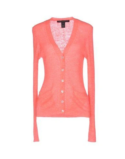 Shop Marc By Marc Jacobs Cardigans In Coral