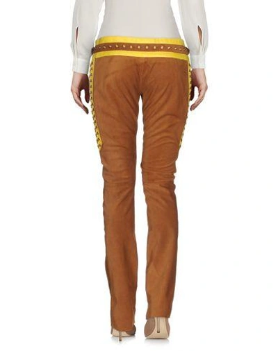 Shop Just Cavalli Casual Pants In Brown