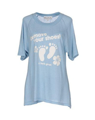 Wildfox T-shirts In Sky Blue