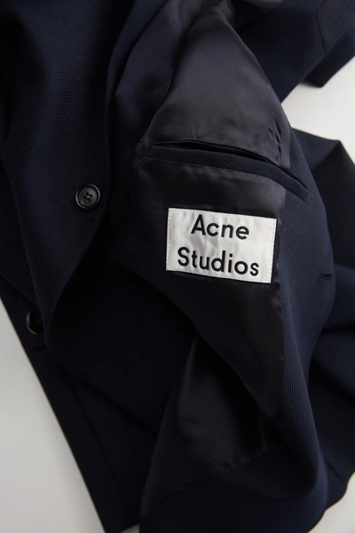 Shop Acne Studios Slim Fit Blazer Navy