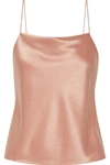 ALICE AND OLIVIA HARMON SATIN-CREPE CAMISOLE