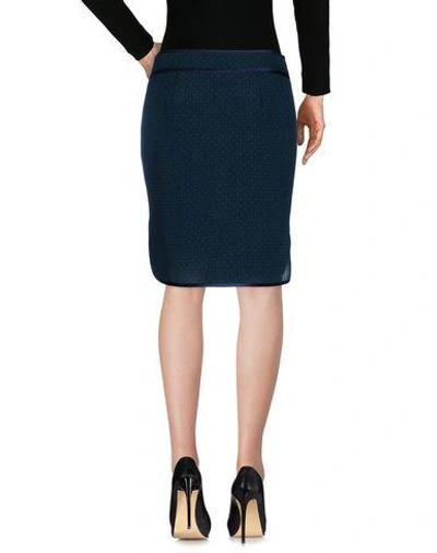 Shop Tory Burch Knee Length Skirts In Deep Jade