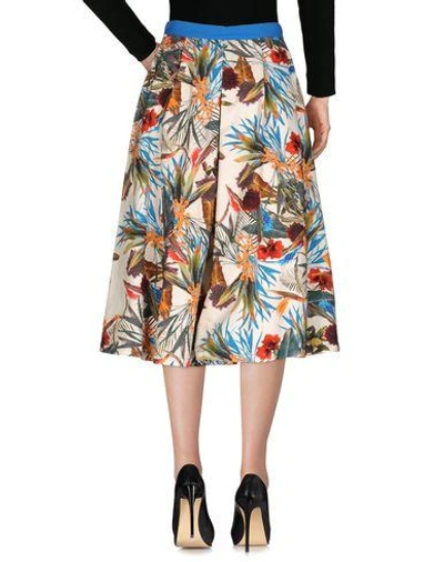 Shop I'm Isola Marras 3/4 Length Skirts In Ivory