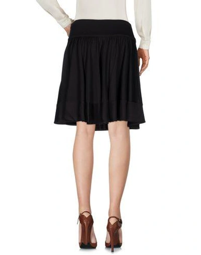 Shop Diane Von Furstenberg Mini Skirt In Dark Brown