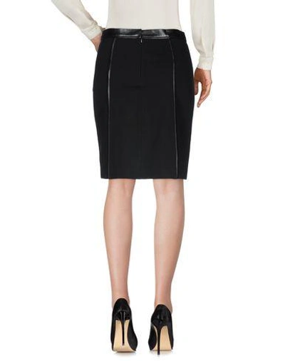 Shop Dkny Knee Length Skirt In Black