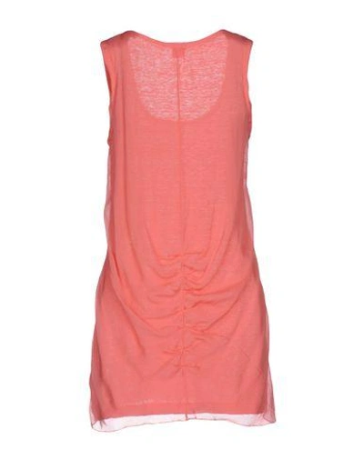 Shop 120% Lino Basic Top In Coral