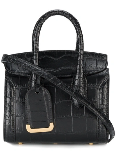 Alexander Mcqueen Black Heroine 30 Tote Bag