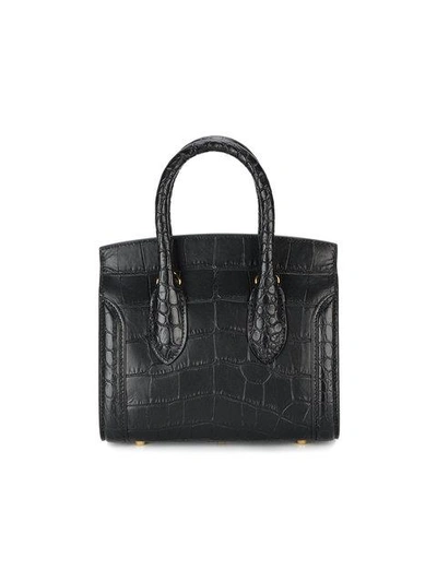 Shop Alexander Mcqueen Black Heroine 30 Tote Bag