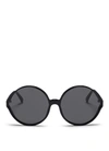 LINDA FARROW 'Eden' oversized acetate round sunglasses