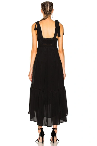 Shop Ulla Johnson Violet Dress In Noir