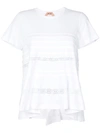 N°21 Lace Panel T-shirt