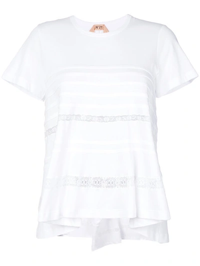 N°21 Lace Panel T-shirt