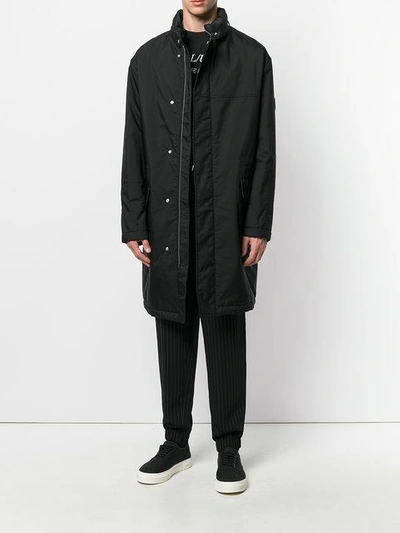 Shop Mcq By Alexander Mcqueen Recycled Parka In Black