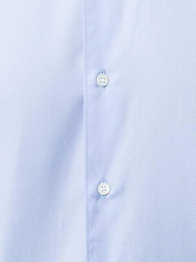 Aspesi Gathered Cuffs Shirt - Blue In Blue