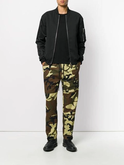 Shop Givenchy Camouflage Print Track Pants