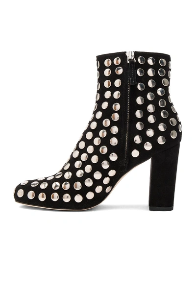 Shop Iro Embellished Suede Bootroky Boots In Black