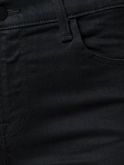 Shop J Brand Distressed Skinny Jeans In Black
