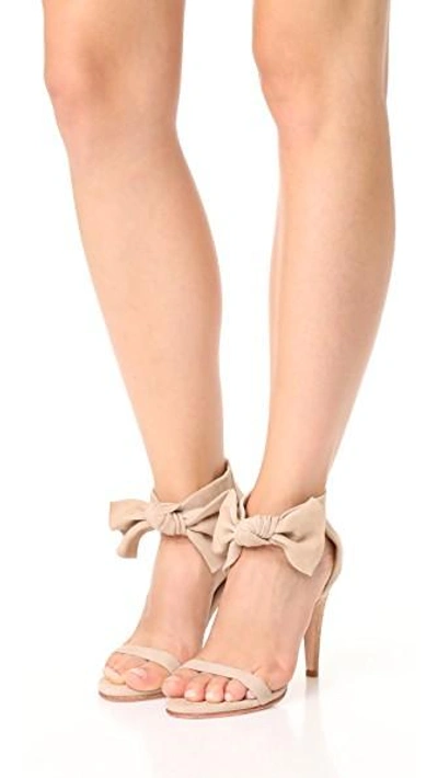Shop Ulla Johnson Thecia Heels In Taupe