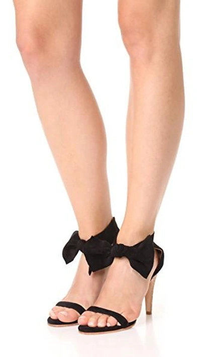 Shop Ulla Johnson Thecia Heels In Noir