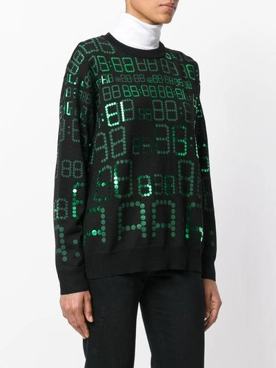 Shop Moschino Digital Print Sweater