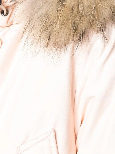Shop Woolrich Fur-trim Hooded Coat