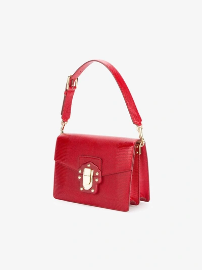 Shop Dolce & Gabbana Lucia Shoulder Bag In Red