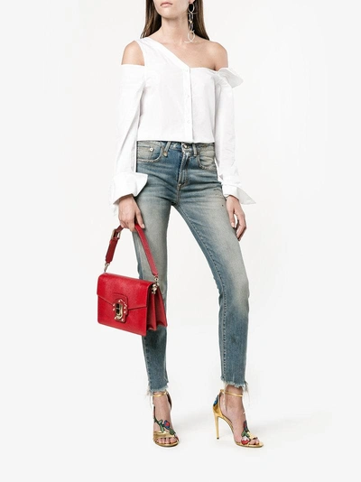 Shop Dolce & Gabbana Lucia Shoulder Bag In Red
