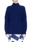 VICTORIA BECKHAM Oversized wool cable knit poloneck sweater