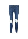 L AGENCE 'Margot' ripped knee cropped jeans