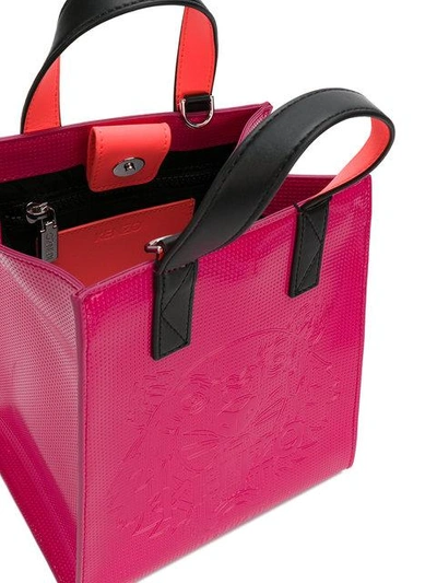Shop Kenzo Tiger Tote In Pink