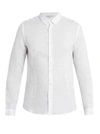 Orlebar Brown Morton Long-sleeve Linen Shirt, White