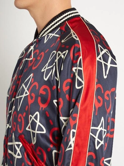 Guccighost star cheap bomber jacket