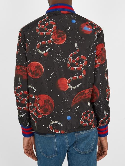 snake jacket gucci