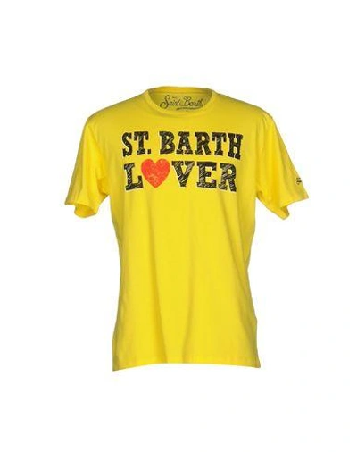Shop Mc2 Saint Barth T-shirt In Yellow